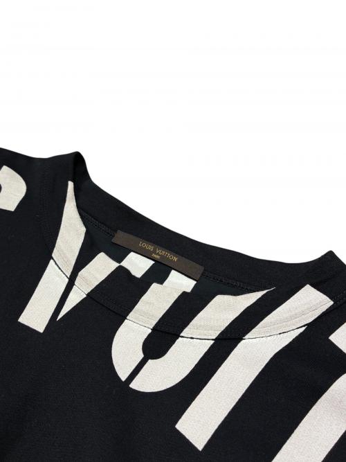 LOUIS VUITTON（ルイ ヴィトン）LOUIS VUITTON (ルイ ヴィトン) FRAGMENT DESIGN (フラグメントデザイン) フラグメントグラフィックスウェットシャツ/RM172M JIU HDY26W ブラック サイズ:Lの古着・服飾アイテム