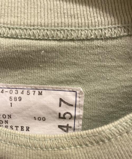 sacai（サカイ）sacai (サカイ) Nylon Twill Cotton Jersey T-Shirt グリーン サイズ:1の古着・服飾アイテム