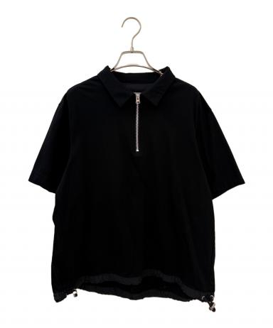 中古・古着通販】sacai (サカイ) Cotton Jersey Polo Shirt ブラック