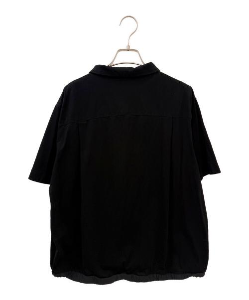 sacai（サカイ）sacai (サカイ) Cotton Jersey Polo Shirt ブラック サイズ:2の古着・服飾アイテム