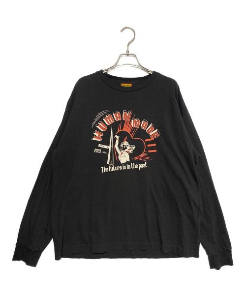 HUMAN MADE（ヒューマンメイド）HUMAN MADE (ヒューマンメイド) GRAPHIC L/S T-SHIRT ブラック サイズ:XLの古着・服飾アイテム