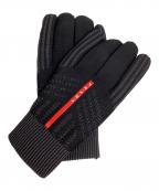 PRADA SPORTS×Reuschプラダスポーツ×ロイシュ）の古着「ウインドプルーフ ニット グローブ /手袋」｜ブラック