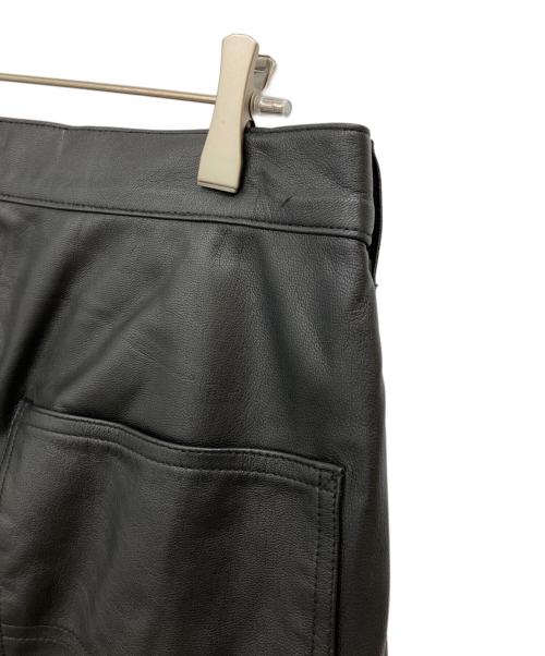 JOURNAL STANDARD relume（ジャーナルスタンダード レリューム）JOURNAL STANDARD relume (ジャーナルスタンダード レリューム) ゴートレザー ペインターパンツ ブラック サイズ:Mの古着・服飾アイテム