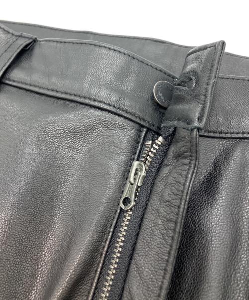 JOURNAL STANDARD relume（ジャーナルスタンダード レリューム）JOURNAL STANDARD relume (ジャーナルスタンダード レリューム) ゴートレザー ペインターパンツ ブラック サイズ:Mの古着・服飾アイテム