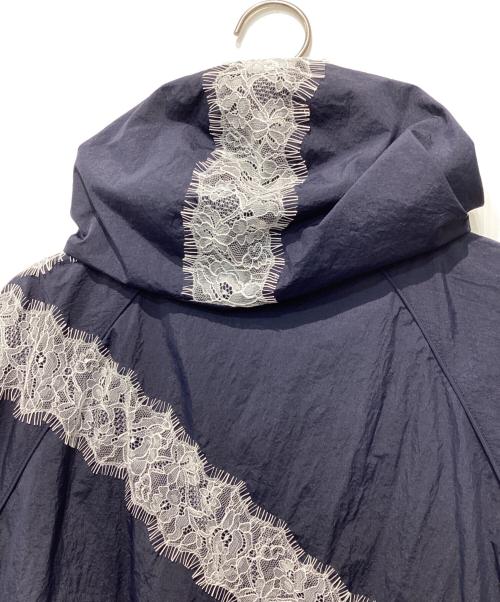 Snidel（スナイデル）Snidel (スナイデル) Chacott (チャコット) コラボナイロンレースブルゾン ネイビー サイズ:Freeの古着・服飾アイテム