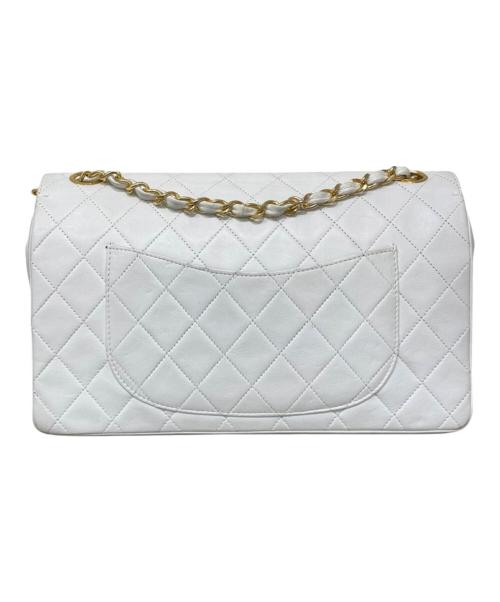 CHANEL（シャネル）CHANEL (シャネル) Wフラップ マトラッセ 25 ホワイト サイズ:25の古着・服飾アイテム