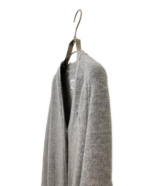 Maison Margiela（メゾンマルジェラ）Maison Margiela (メゾンマルジェラ) ダメージ加工カーディガン グレー サイズ:Sの古着・服飾アイテム