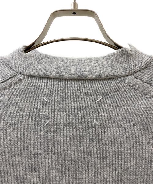 Maison Margiela（メゾンマルジェラ）Maison Margiela (メゾンマルジェラ) ダメージ加工カーディガン グレー サイズ:Sの古着・服飾アイテム