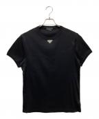 PRADAプラダ）の古着「ライアングルロゴ 半袖Tシャツ 24SS」｜ブラック