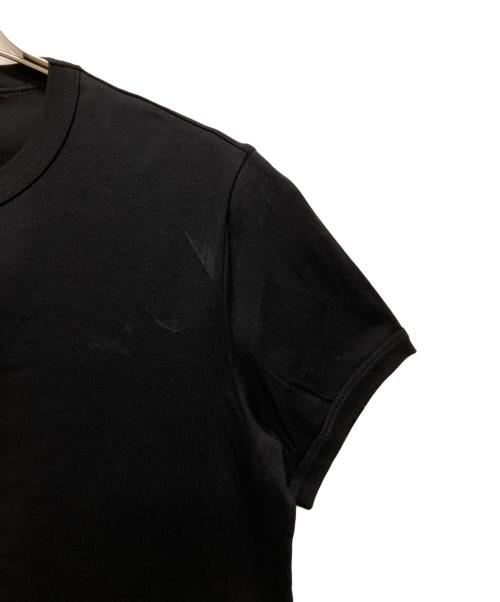 PRADA（プラダ）PRADA (プラダ) ライアングルロゴ 半袖Tシャツ 24SS ブラック サイズ:Mの古着・服飾アイテム