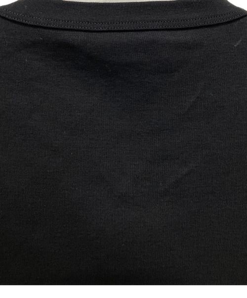 PRADA（プラダ）PRADA (プラダ) ライアングルロゴ 半袖Tシャツ 24SS ブラック サイズ:Mの古着・服飾アイテム