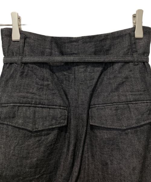 LOHEN（ローヘン）LOHEN (ローヘン) HIGH WAIST 2TUCK DENIM ブラック サイズ:38の古着・服飾アイテム