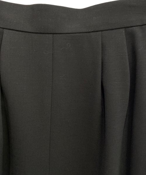 Yves Saint Laurent（イヴサンローラン）Yves Saint Laurent (イヴサンローラン) タイト ウール スカート ブラック サイズ:36の古着・服飾アイテム