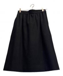 Yves Saint Laurent（イヴサンローラン）の古着「ウールスカート」｜ブラック