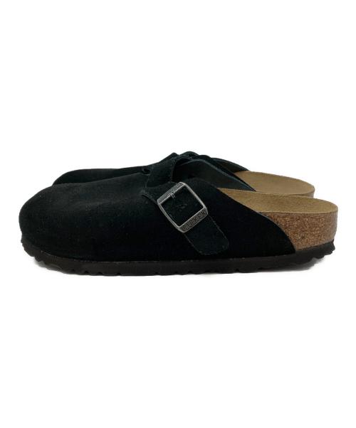 BIRKENSTOCK（ビルケンシュトック）BIRKENSTOCK (ビルケンシュトック) スウェードサボサンダル ブラック サイズ:36の古着・服飾アイテム