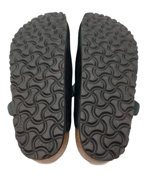 BIRKENSTOCK（ビルケンシュトック）BIRKENSTOCK (ビルケンシュトック) スウェードサボサンダル ブラック サイズ:36の古着・服飾アイテム