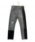 1691（イチロクキューイチ）の古着「ASYMMETRICAL STRAIGHT DENIM」｜ブラック