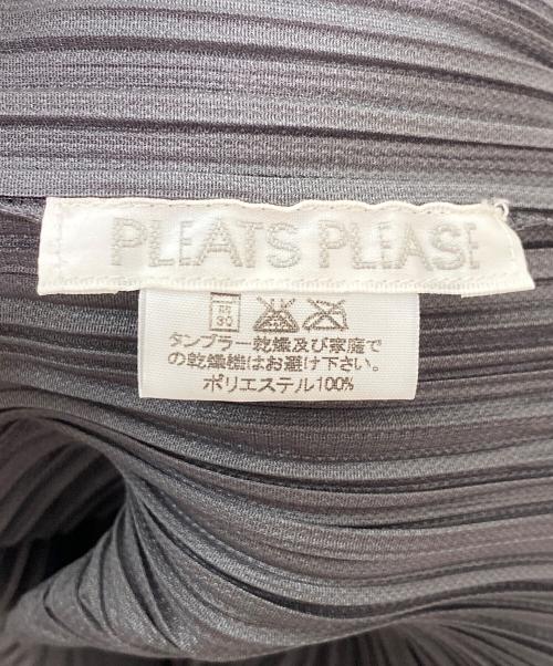 PLEATS PLEASE（プリーツプリーズ）PLEATS PLEASE (プリーツプリーズ) ノースリーブプリーツワンピース グレー サイズ:2の古着・服飾アイテム