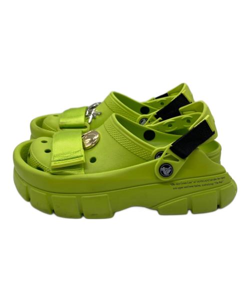 crocs（クロックス）crocs (クロックス) SANKUANZ (サンクアンズ) クラシッククロッグ ライトグリーン サイズ:W7の古着・服飾アイテム