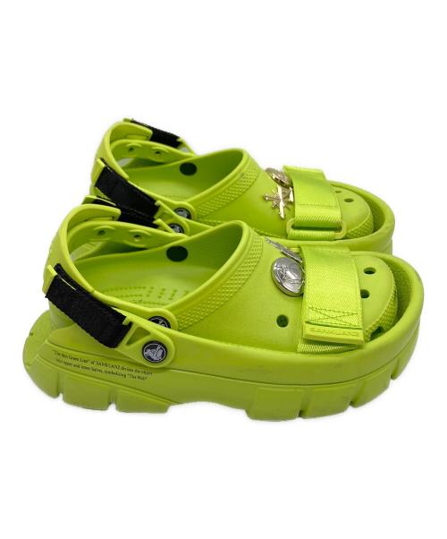 crocs（クロックス）crocs (クロックス) SANKUANZ (サンクアンズ) クラシッククロッグ ライトグリーン サイズ:W7の古着・服飾アイテム
