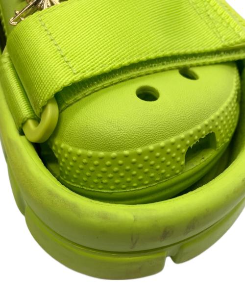 crocs（クロックス）crocs (クロックス) SANKUANZ (サンクアンズ) クラシッククロッグ ライトグリーン サイズ:W7の古着・服飾アイテム