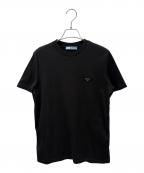 PRADAプラダ）の古着「コットンジャージーTシャツ」｜ブラック