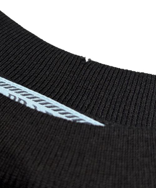 PRADA（プラダ）PRADA (プラダ) コットンジャージーTシャツ ブラック サイズ:ＸＳの古着・服飾アイテム