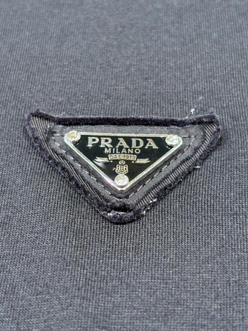 PRADA（プラダ）PRADA (プラダ) コットンジャージーTシャツ ブラック サイズ:ＸＳの古着・服飾アイテム