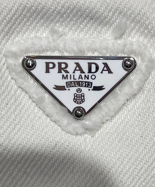 PRADA（プラダ）PRADA (プラダ) オールドデニム ミニドレス/GFA147OOO1954 ホワイト サイズ:38の古着・服飾アイテム