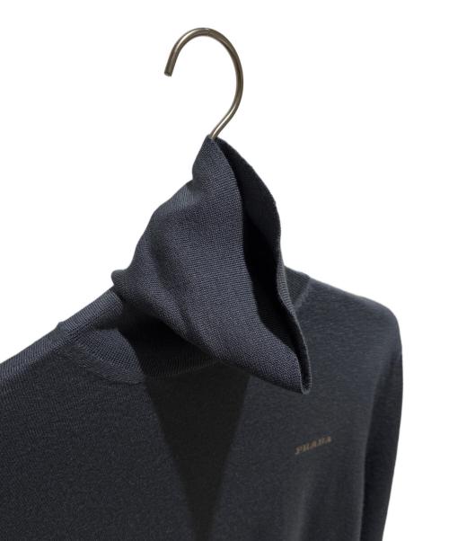 PRADA（プラダ）PRADA (プラダ) カシミヤシルク タートルネックニット/カシミヤ混/シルク混/タートルネックニット グレー サイズ:38の古着・服飾アイテム