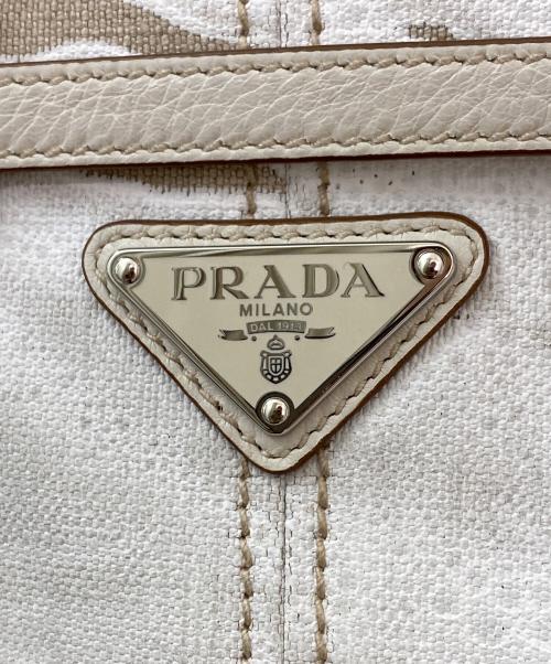 PRADA（プラダ）PRADA (プラダ) ボニー ホワイト サイズ:ミニの古着・服飾アイテム