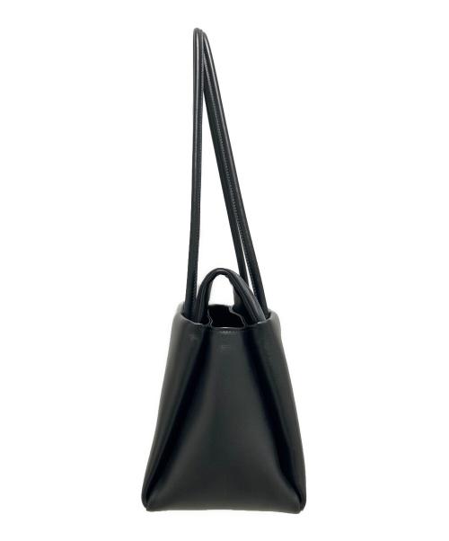 PRADA（プラダ）PRADA (プラダ) パサージュ/トライアングルロゴ ショルダーバッグ/ハンドバッグ/ロングハンドルバッグ ブラックの古着・服飾アイテム