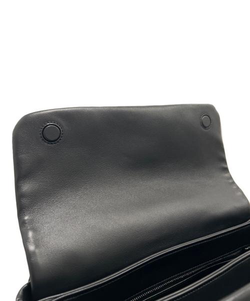 PRADA（プラダ）PRADA (プラダ) パサージュ/トライアングルロゴ ショルダーバッグ/ハンドバッグ/ロングハンドルバッグ ブラックの古着・服飾アイテム