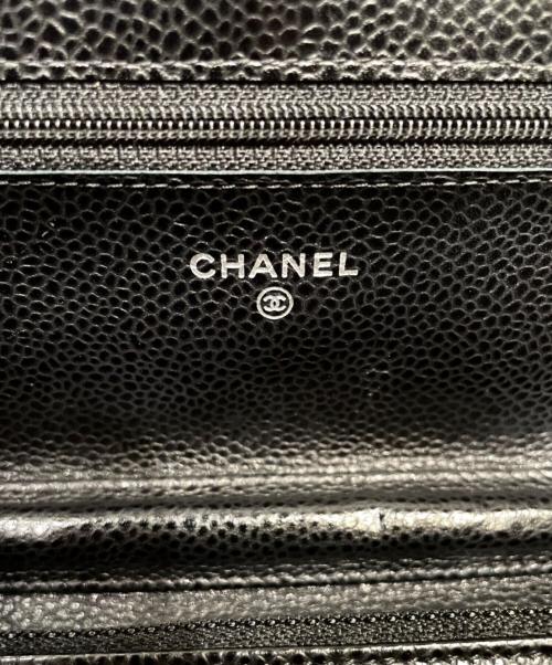 CHANEL（シャネル）CHANEL (シャネル) マトラッセ チェーンウォレット ブラックの古着・服飾アイテム