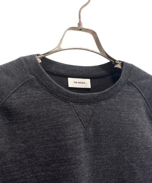 THE RERACS（ザ リラクス）THE RERACS (ザ リラクス) A-LINE SHORT RAGLAN SWEAT/プルオーバーシャツ チャコールグレー サイズ:38の古着・服飾アイテム