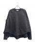 THE RERACS（ザ リラクス）の古着「A-LINE SHORT RAGLAN SWEAT/プルオーバーシャツ」｜チャコールグレー