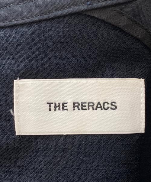 THE RERACS（ザ リラクス）THE RERACS (ザ リラクス) ノースリーブスタンドカラーワンピース ネイビー サイズ:38の古着・服飾アイテム