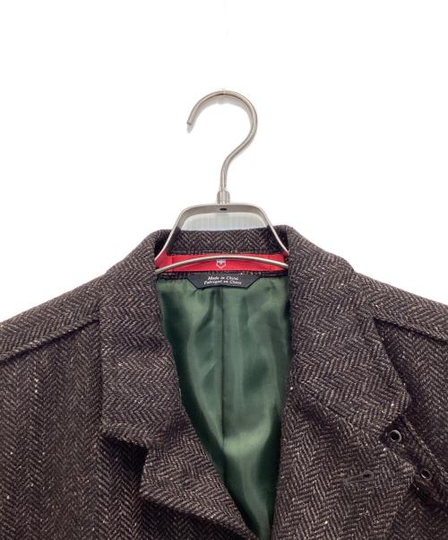 VICTORINOX（ビクトリノックス）VICTORINOX (ビクトリノックス) ヘリンボーンジャケット ブラウン サイズ:52の古着・服飾アイテム
