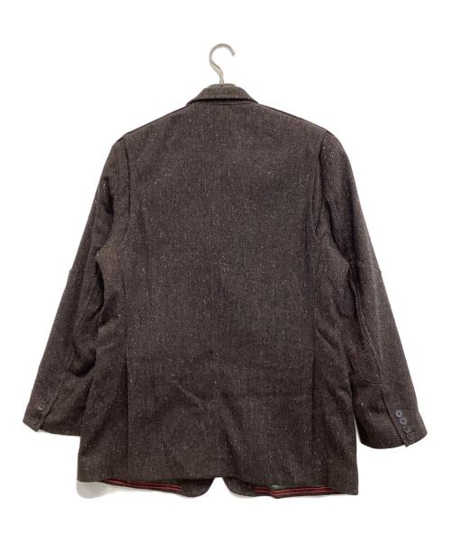 VICTORINOX（ビクトリノックス）VICTORINOX (ビクトリノックス) ヘリンボーンジャケット ブラウン サイズ:52の古着・服飾アイテム