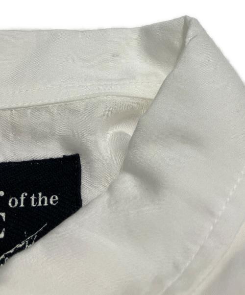 Power Of The White SHIRT Yohji Yamamoto（パワーオブザホワイトシャツヨウジヤマモト）Power Of The White SHIRT Yohji Yamamoto (パワーオブザホワイトシャツヨウジヤマモト) CELLULOSE LAWN OPEN COLLAR RIBBON SHIRT ホワイト サイズ:3の古着・服飾アイテム