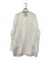 Power Of The White SHIRT Yohji Yamamoto (パワーオブザホワイトシャツヨウジヤマモト) CELLULOSE LAWN OPEN COLLAR RIBBON SHIRT ホワイト サイズ:3：40000円