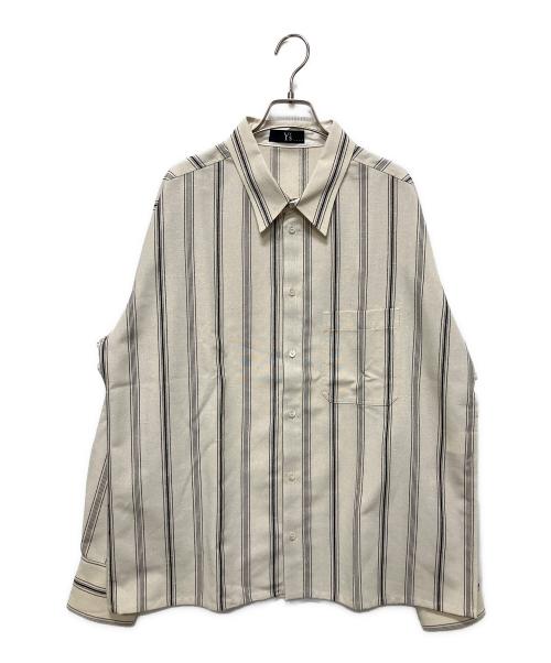 Y's….（ワイズビー）Y's…. (ワイズビー) ストライプシャツ ベージュ サイズ:3の古着・服飾アイテム