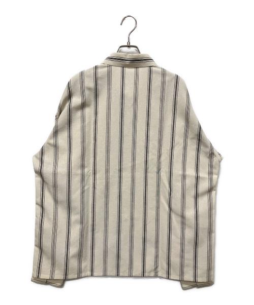 Y's….（ワイズビー）Y's…. (ワイズビー) ストライプシャツ ベージュ サイズ:3の古着・服飾アイテム