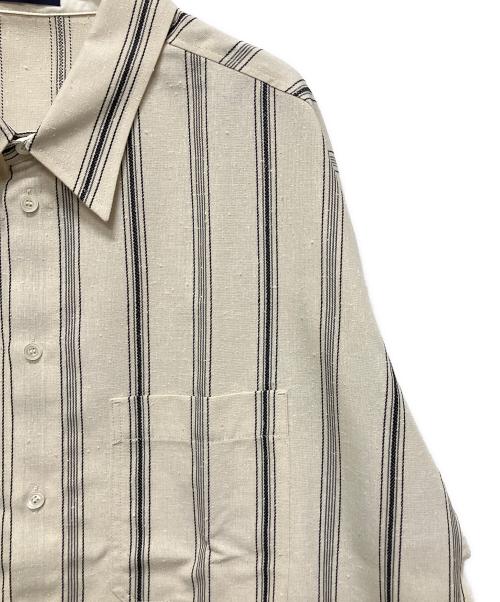 Y's….（ワイズビー）Y's…. (ワイズビー) ストライプシャツ ベージュ サイズ:3の古着・服飾アイテム
