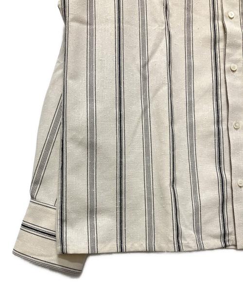 Y's….（ワイズビー）Y's…. (ワイズビー) ストライプシャツ ベージュ サイズ:3の古着・服飾アイテム