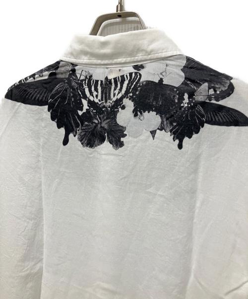 GROUND Y（グラウンドワイ）GROUND Y (グラウンドワイ) BUTTERFLY AND FLOWER SHIRTS ホワイト サイズ:3の古着・服飾アイテム