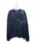 Yohji Yamamoto pour homme（ヨウジヤマモト プールオム）の古着「マーブルモヘアニット」｜ブルー