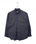 COMOLIコモリ）の古着「COMOLI Shirts 長袖シャツ」｜ネイビー