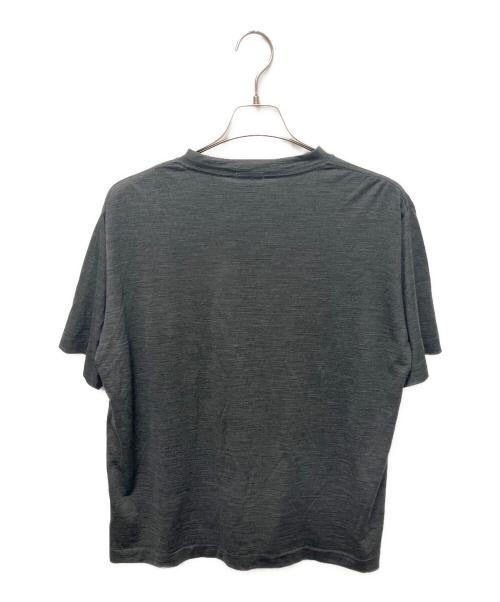 COMOLI（コモリ）COMOLI (コモリ) ウール天竺半袖クルー グレー サイズ:1の古着・服飾アイテム