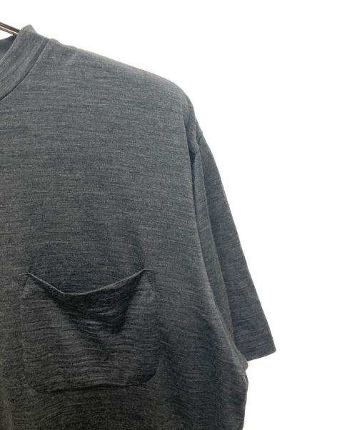 COMOLI（コモリ）COMOLI (コモリ) ウール天竺半袖クルー グレー サイズ:1の古着・服飾アイテム